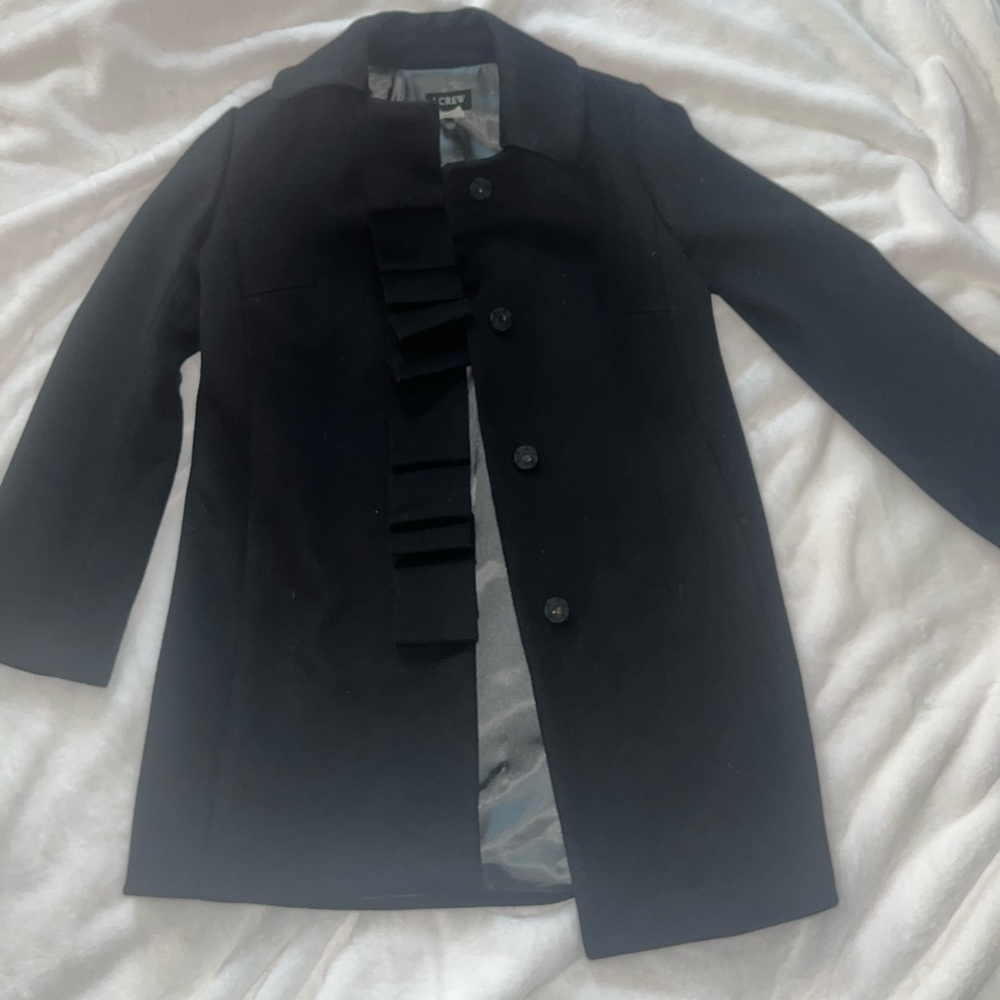 J Crew Long Wool Coat